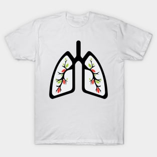 Green Lung Leaves Nature Breathing |Environment T-Shirt